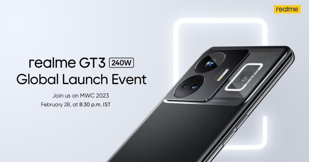 Read more about the article realme GT3 global launch set for February 28 at MWC 2023